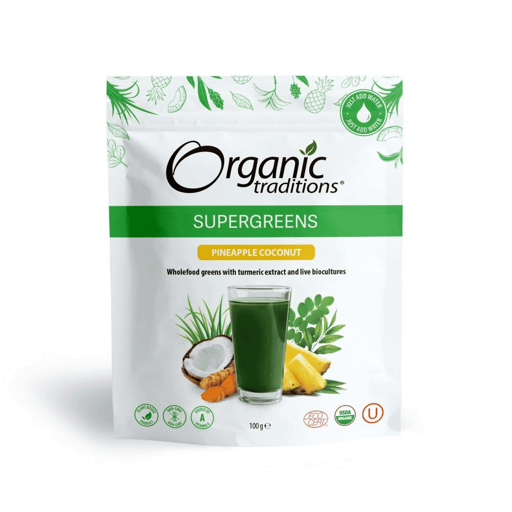 SuperGreens Pineapple Coconut 100g