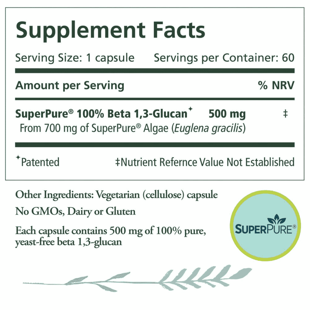 SuperPure Beta 1,3-Glucan 60s