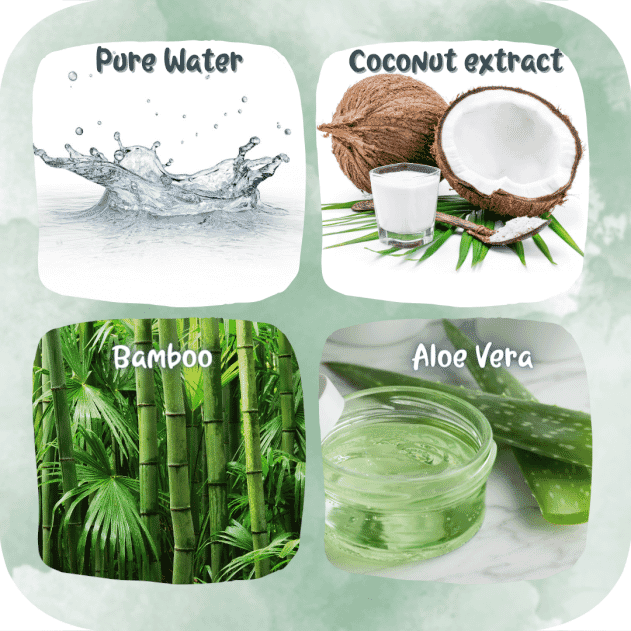 Sustainable Bamboo Baby Wipes 60 Sheets