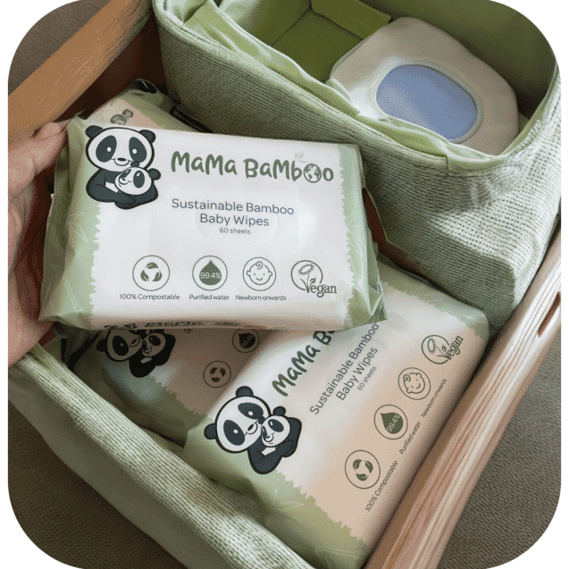 Sustainable Bamboo Baby Wipes 60 Sheets
