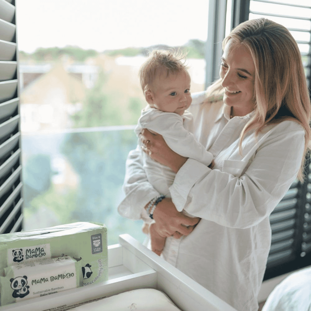 Sustainable Bamboo Nappies Size 3 (6-11kg 13-25lb) 28s