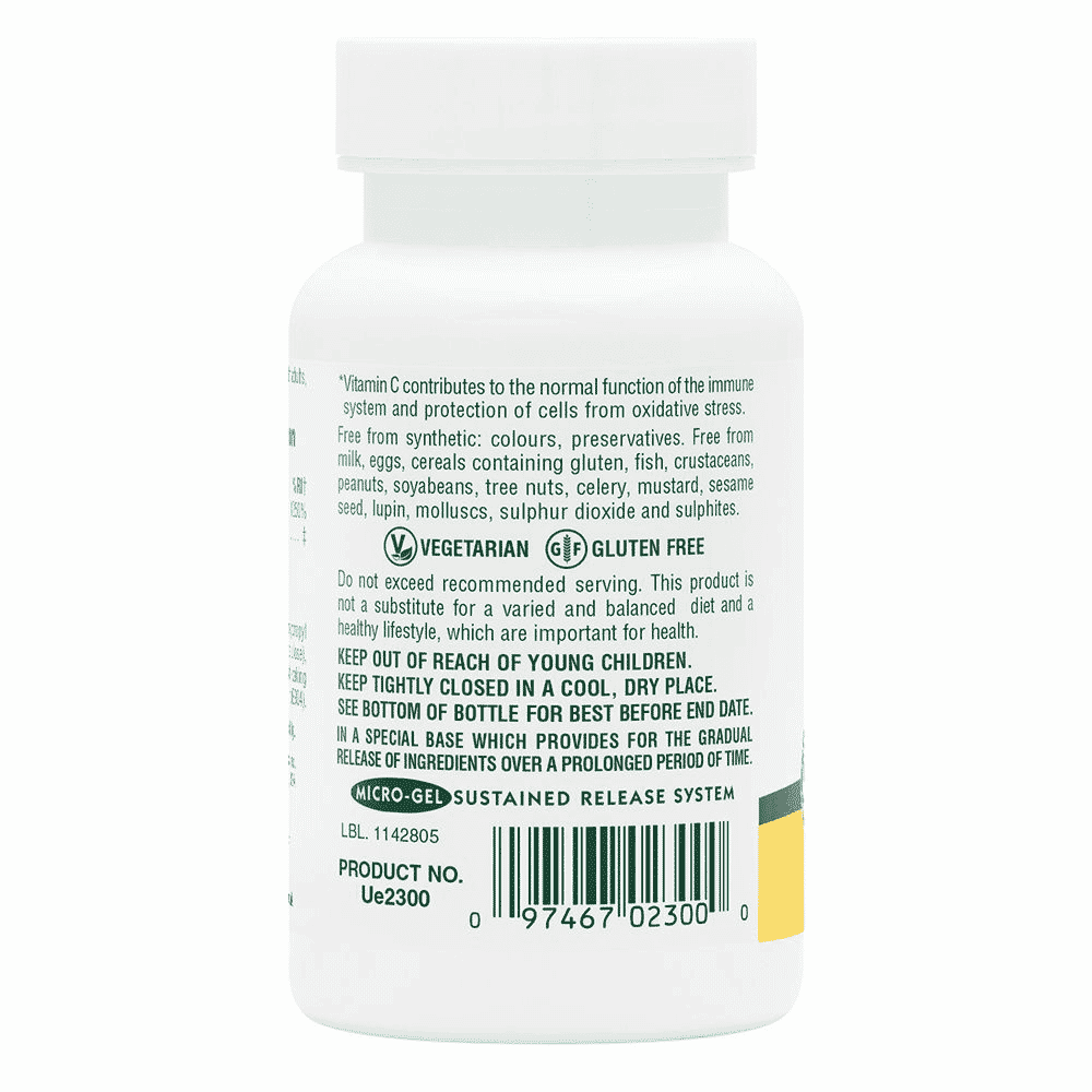 Sustained Release Vitamin C 1000mg 60s