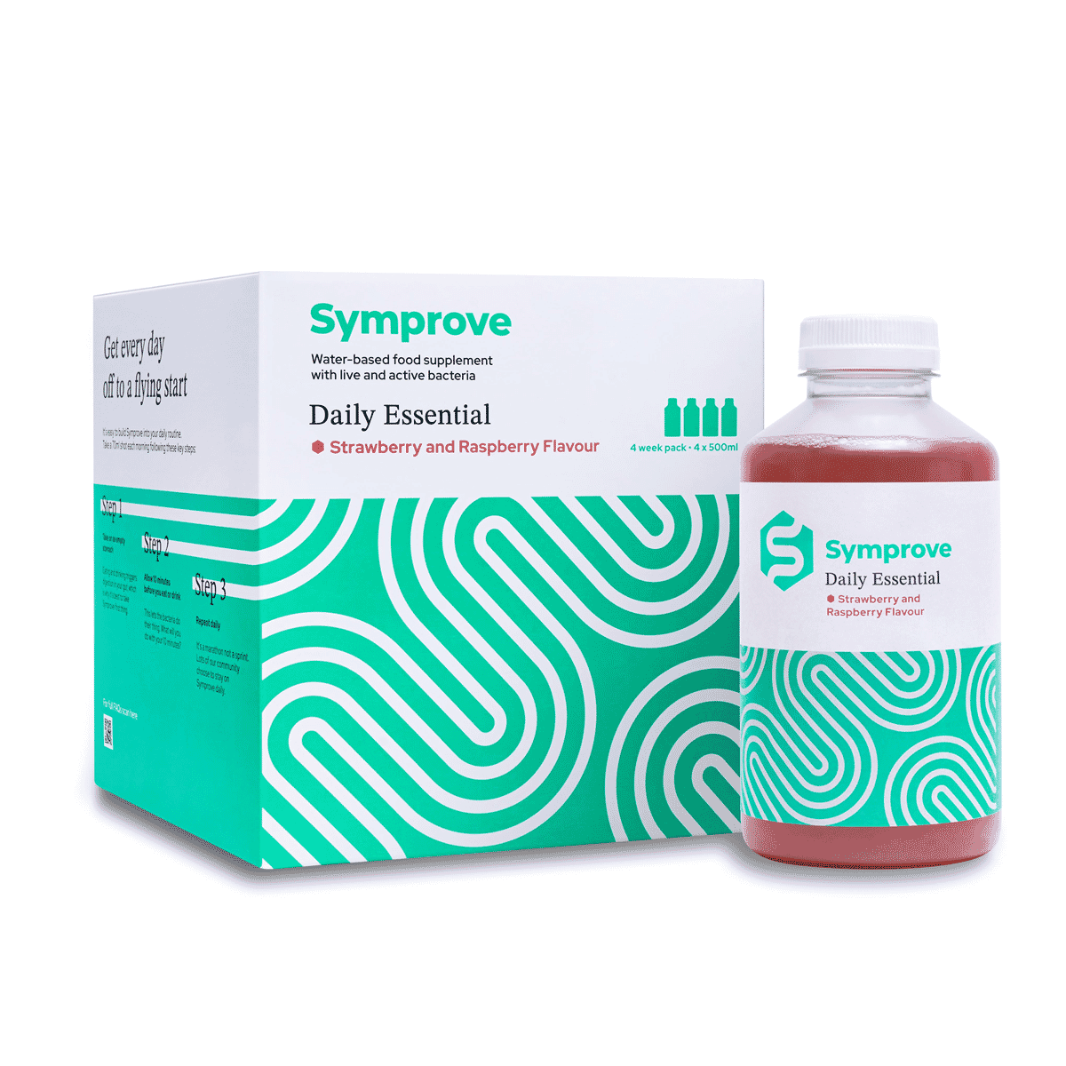 Symprove Strawberry & Raspberry Pack of 4 (4 x 500ml)