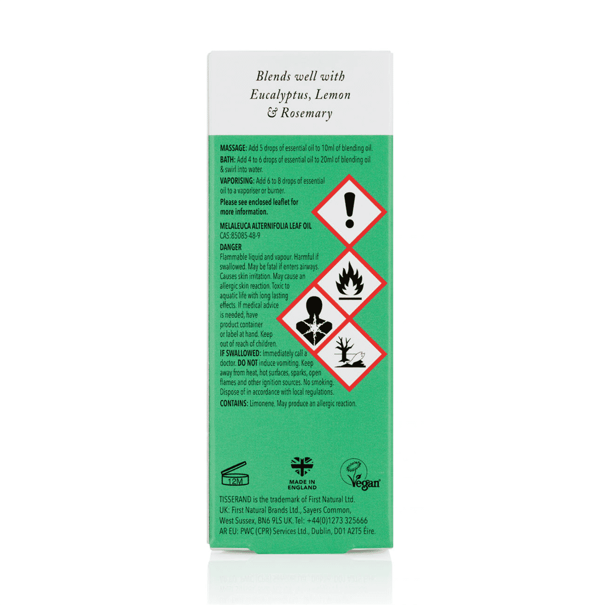 Tea Tree Organic Pure Essential Oil 20ml