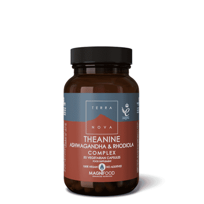 Theanine, Ashwagandha & Rhodiola Complex 50s