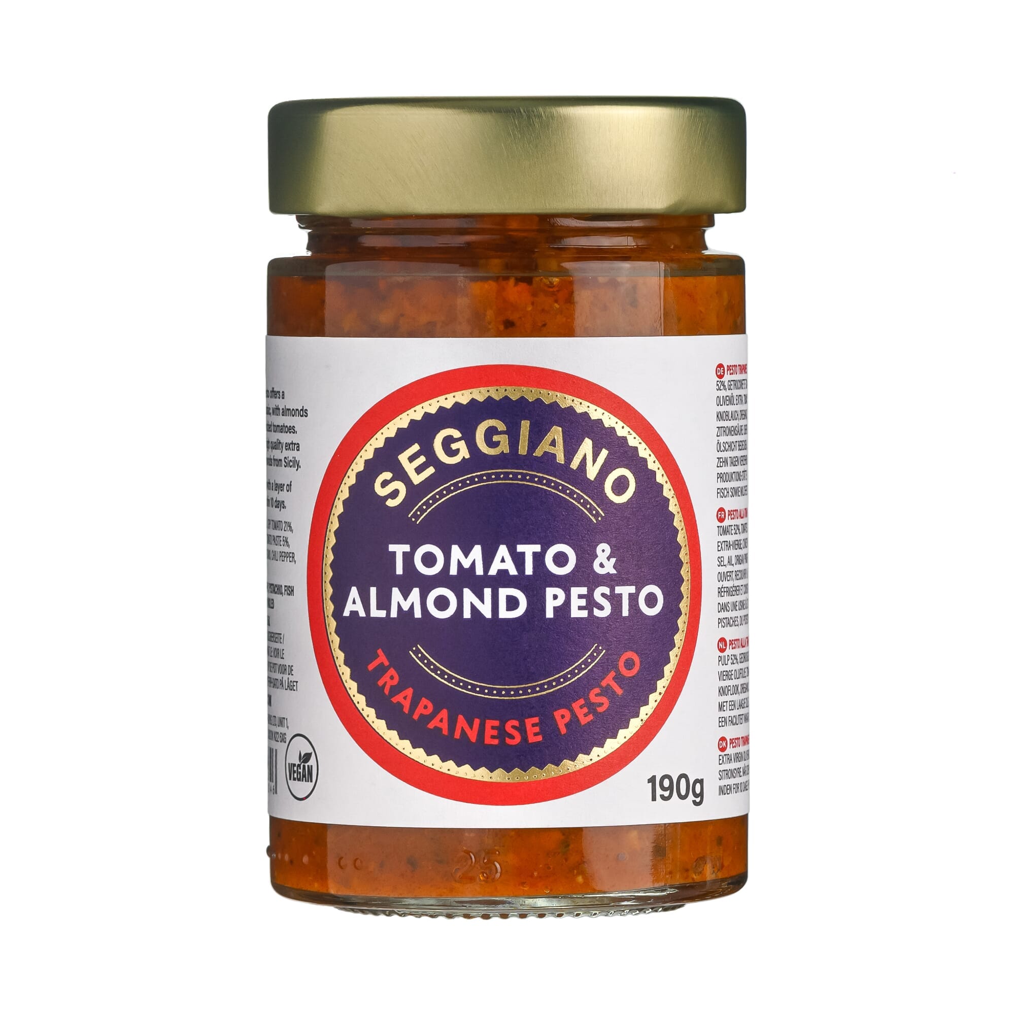 Tomato & Almond Pesto Trapanese Pesto 190g