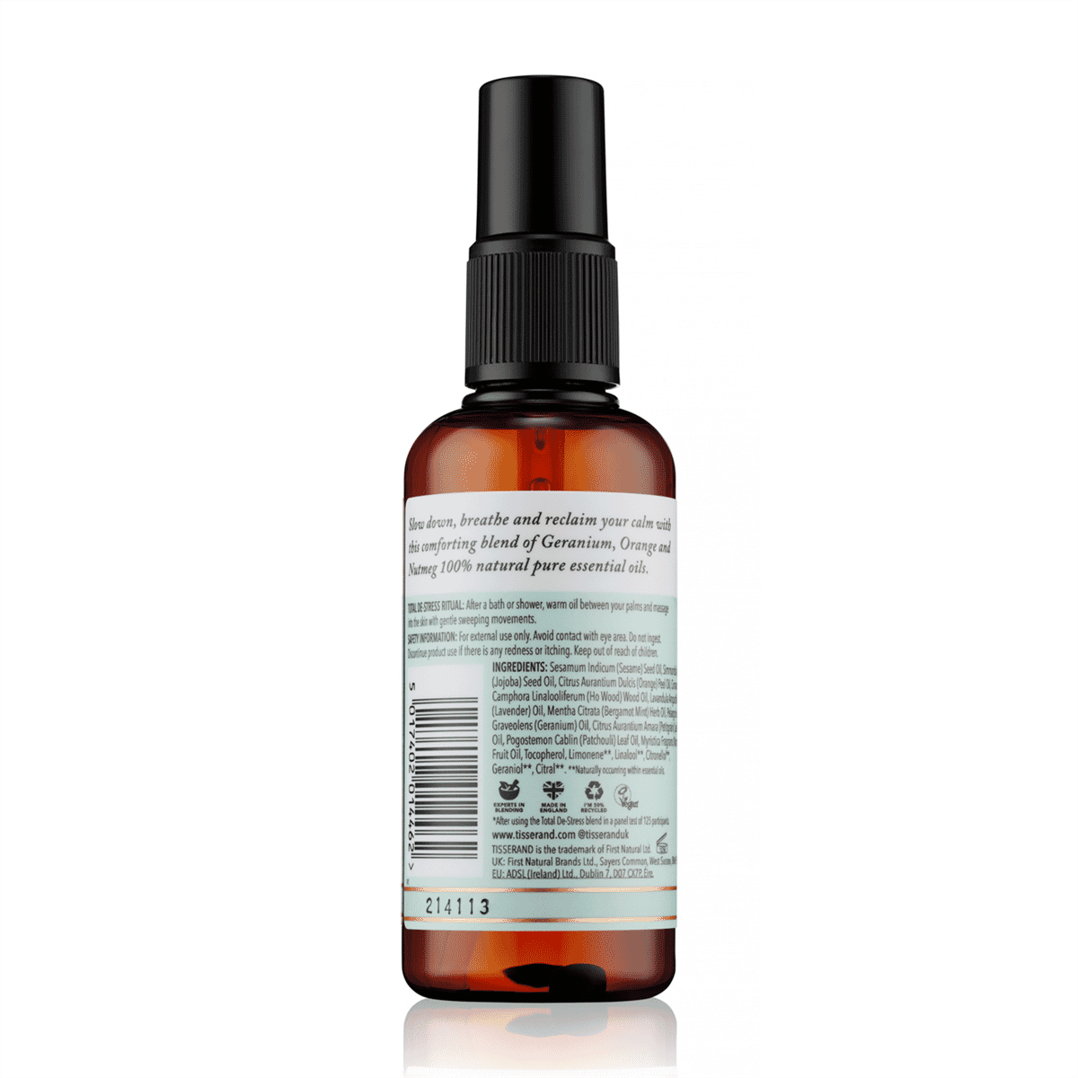 Total De-Stress Massage & Body Oil 100ml