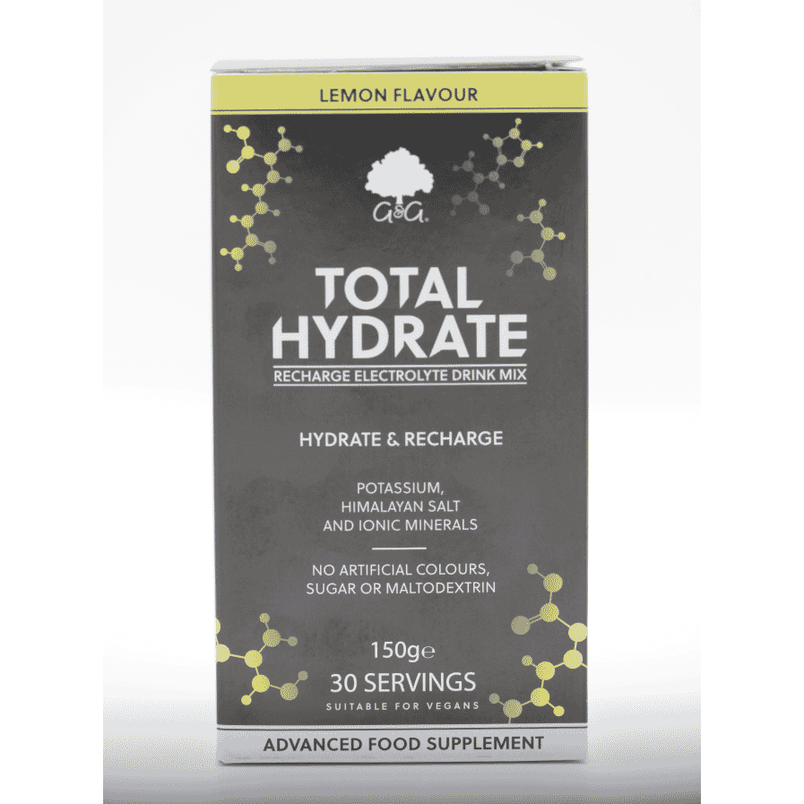 Total Hydrate Electrolyte Drink Mix Lemon Flavour 150g