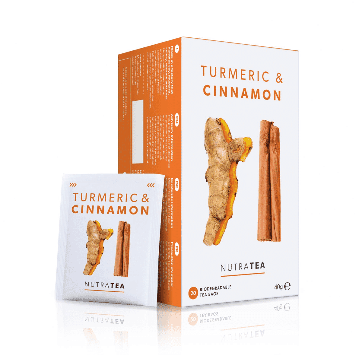 Turmeric & Cinnamon Tea Bags 20s