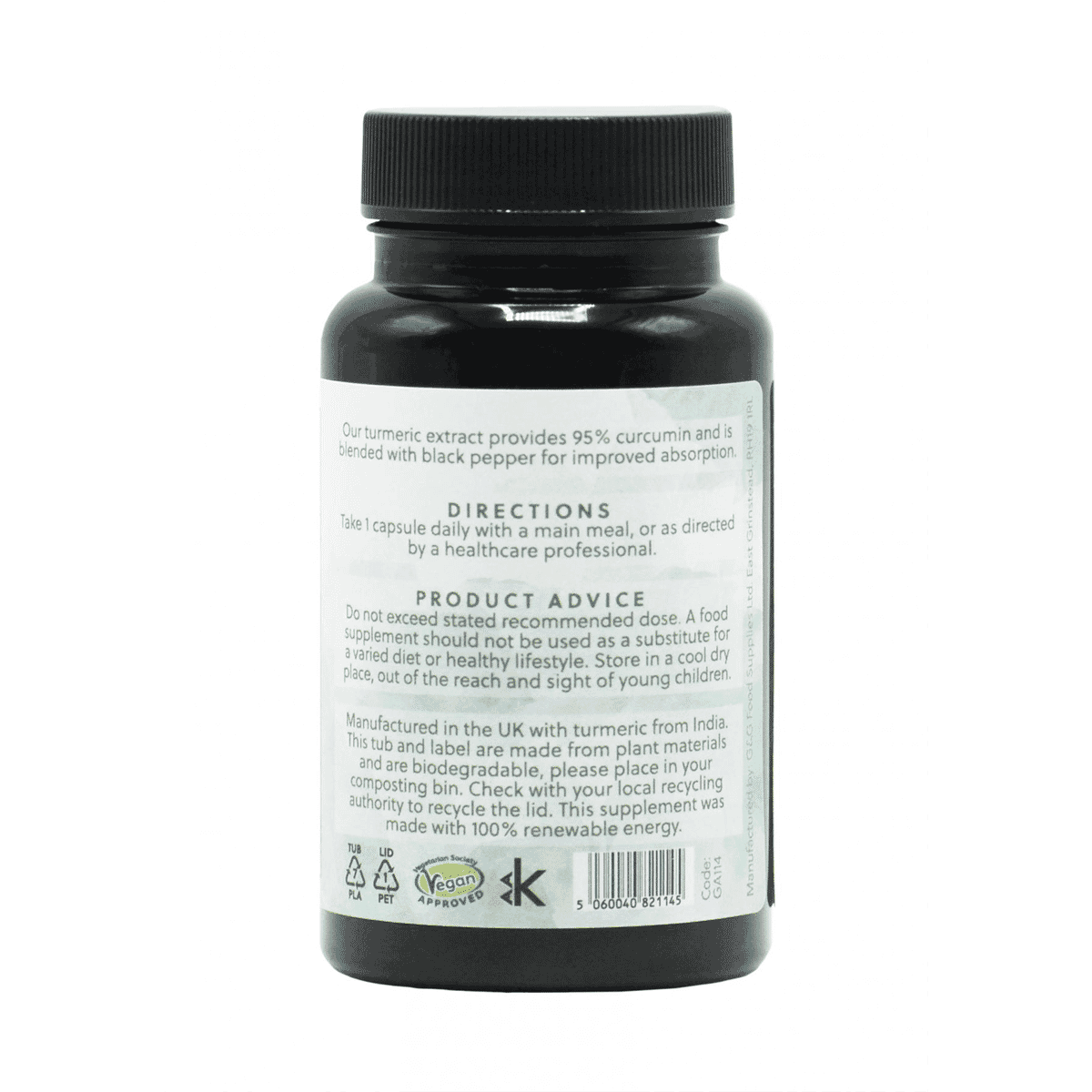 Turmeric & Curcumin 60s