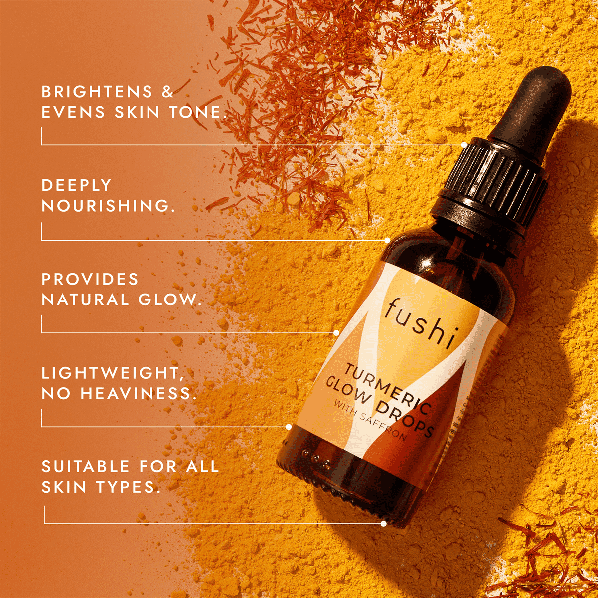 Turmeric Glow Drops with Saffron 30ml