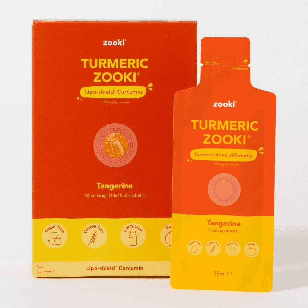 Turmeric Liquid Sachets Tangerine Flavour 14x15ml CASE