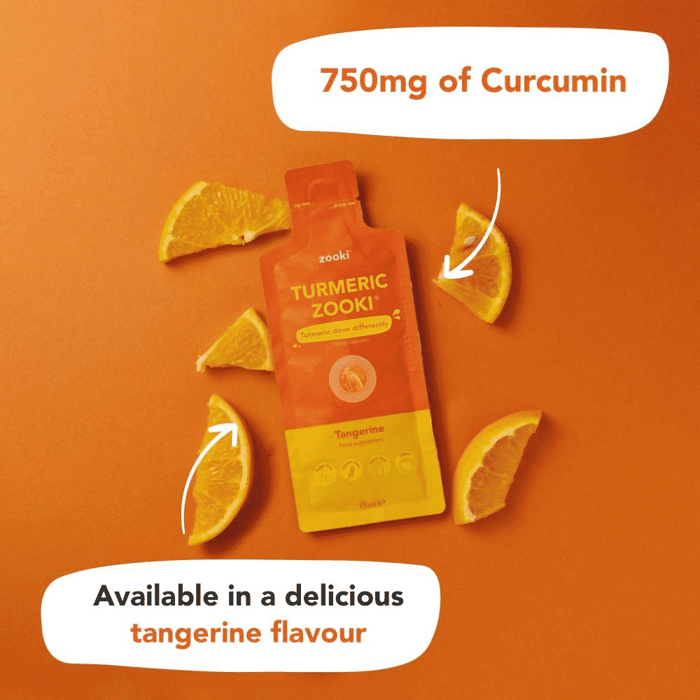 Turmeric Liquid Sachets Tangerine Flavour 14x15ml CASE