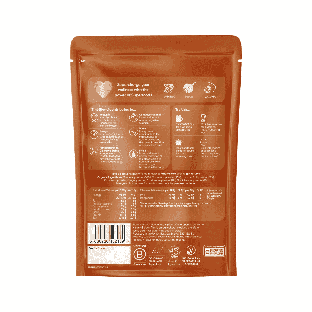 Turmeric Superfood Blend 250g