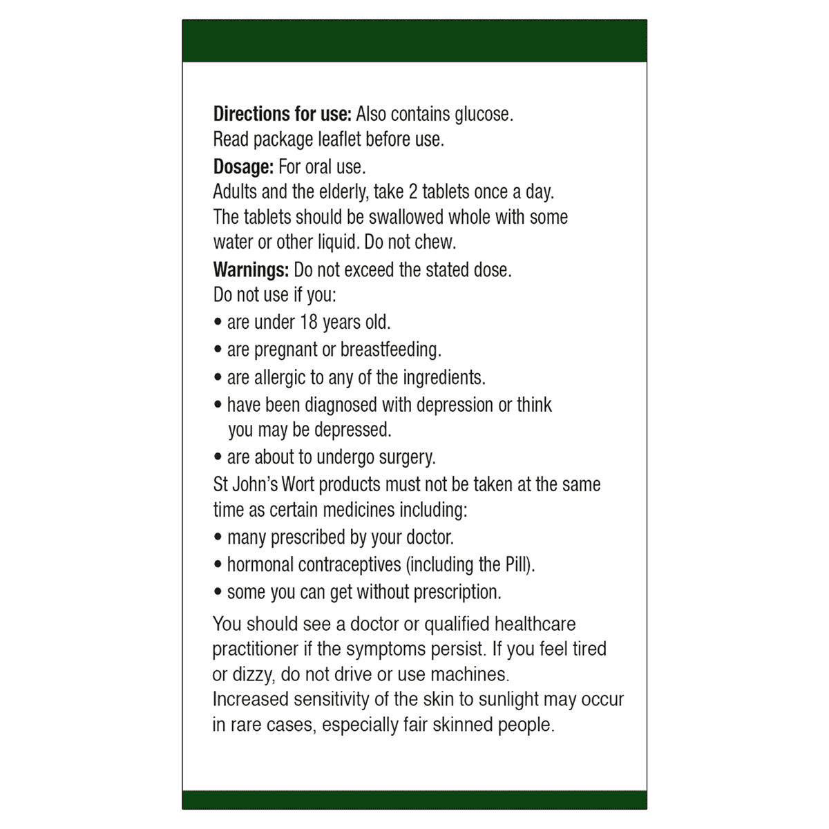 Ucalm® St. John's Wort Tablets 120s