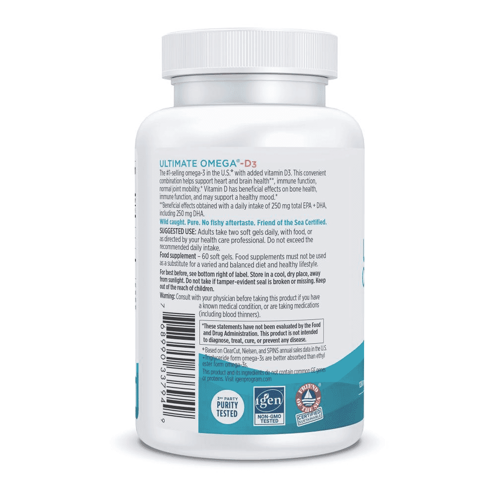 Ultimate Omega-D3 Fish Oil 60s