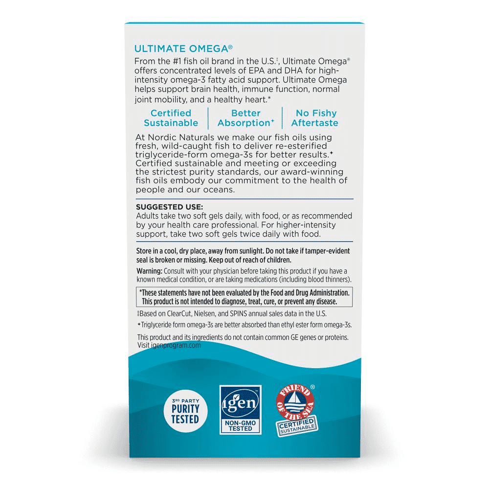 Ultimate Omega Fish Oil 180s