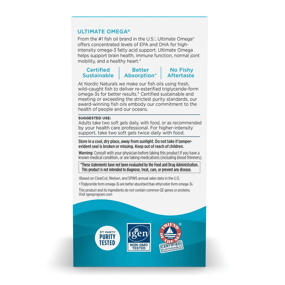 Ultimate Omega Fish Oil 60s