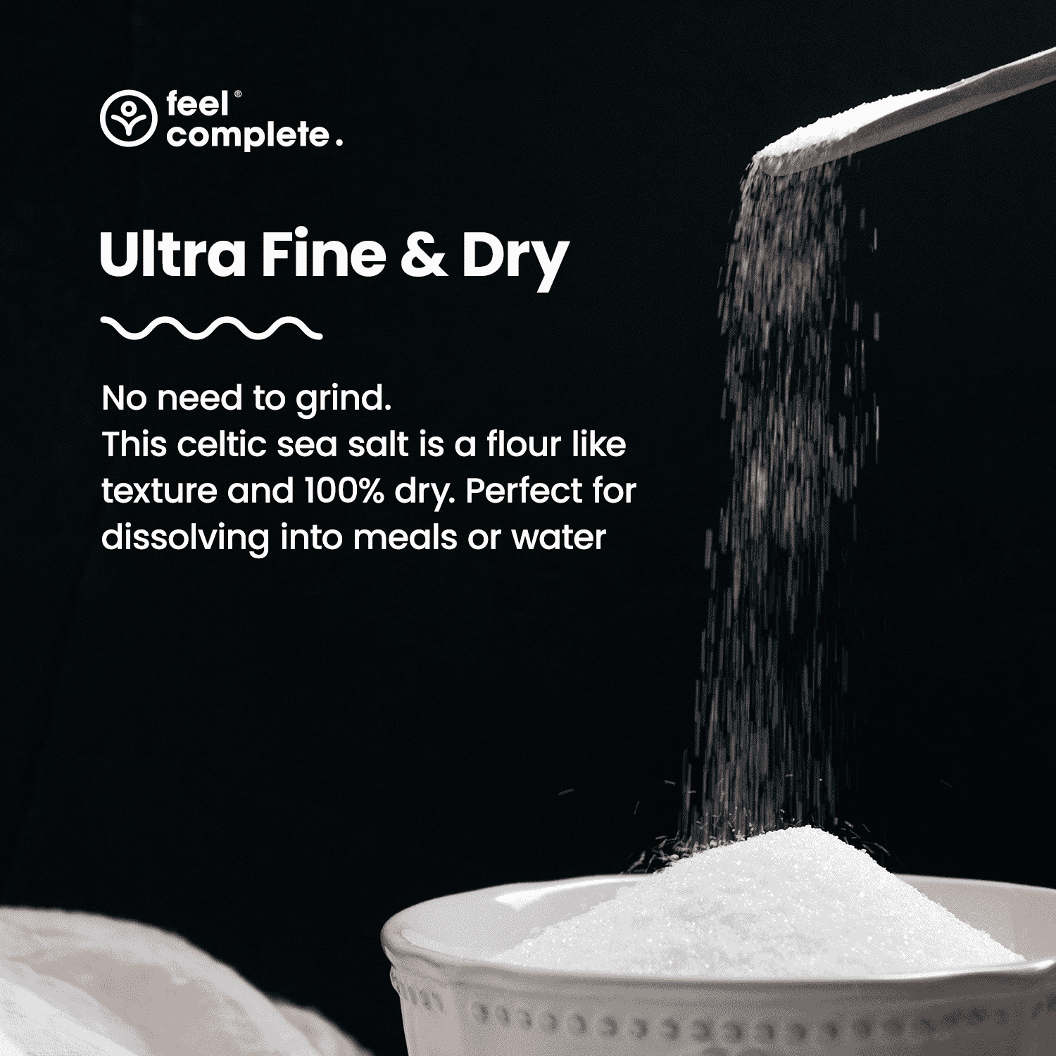 ULTRA Fine & Dry Celtic Sea Salt 800g