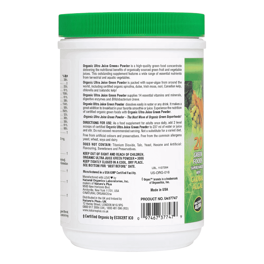 Ultra Juice Green Powder (Organic) 300g