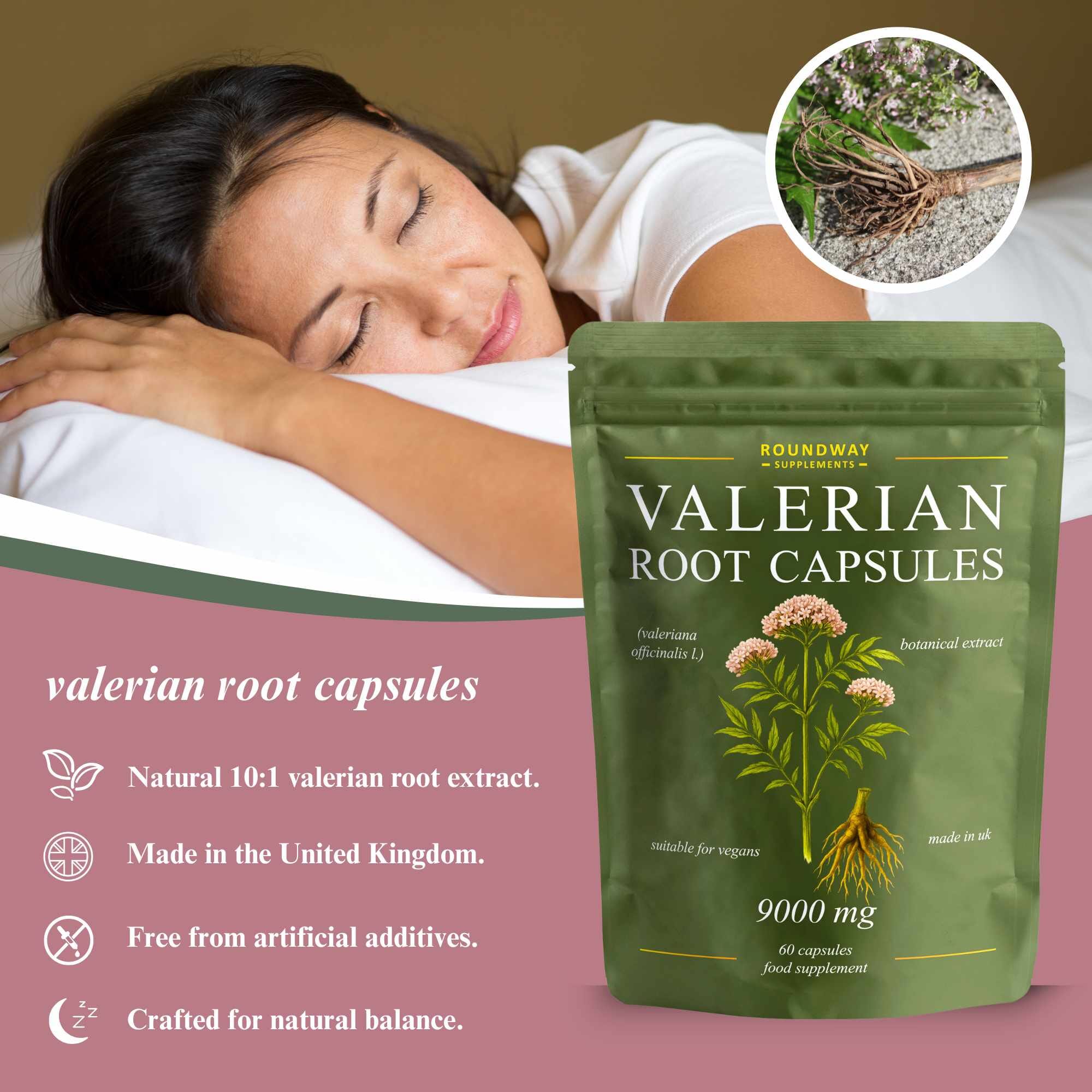 Valerian Root Capsules 60s