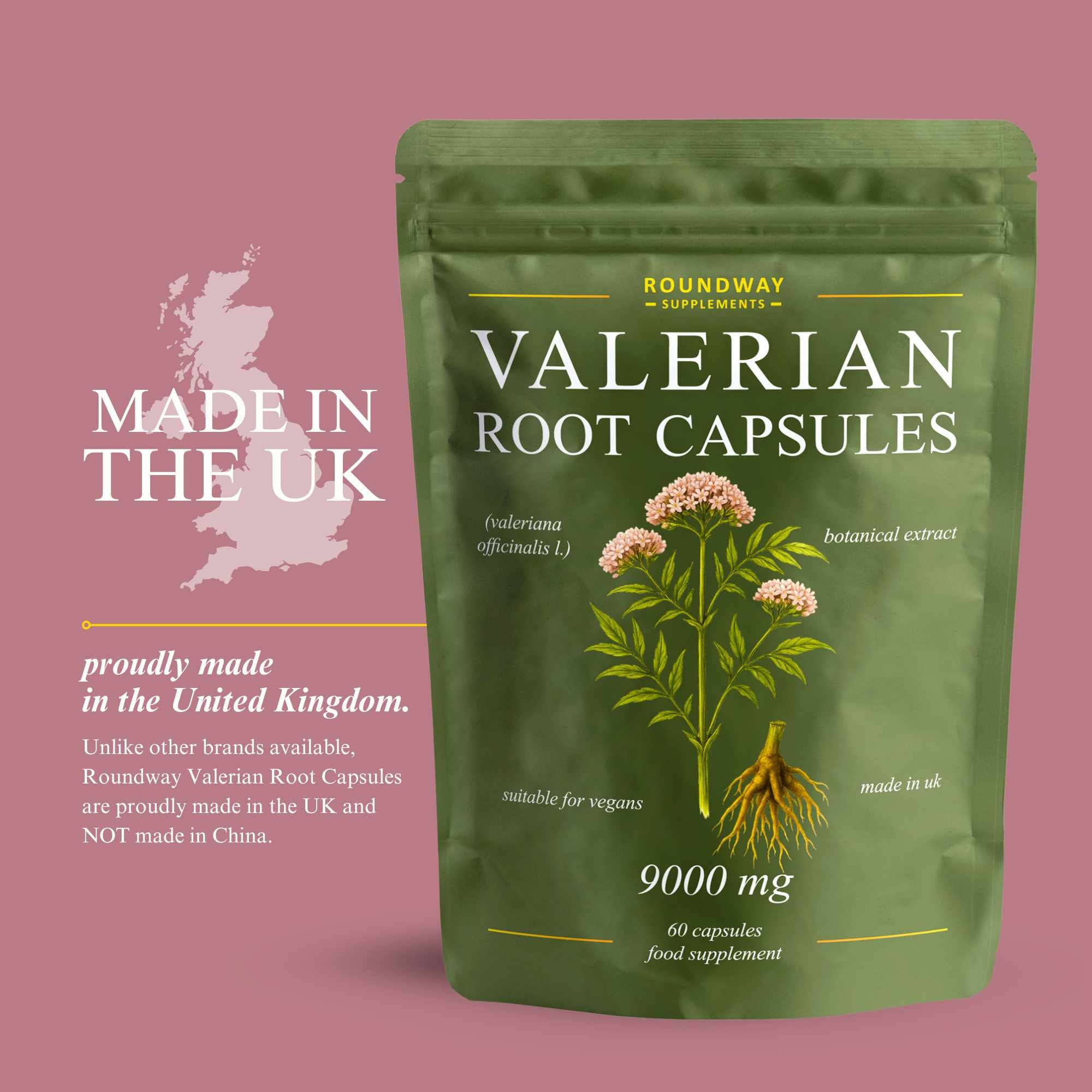 Valerian Root Capsules 60s