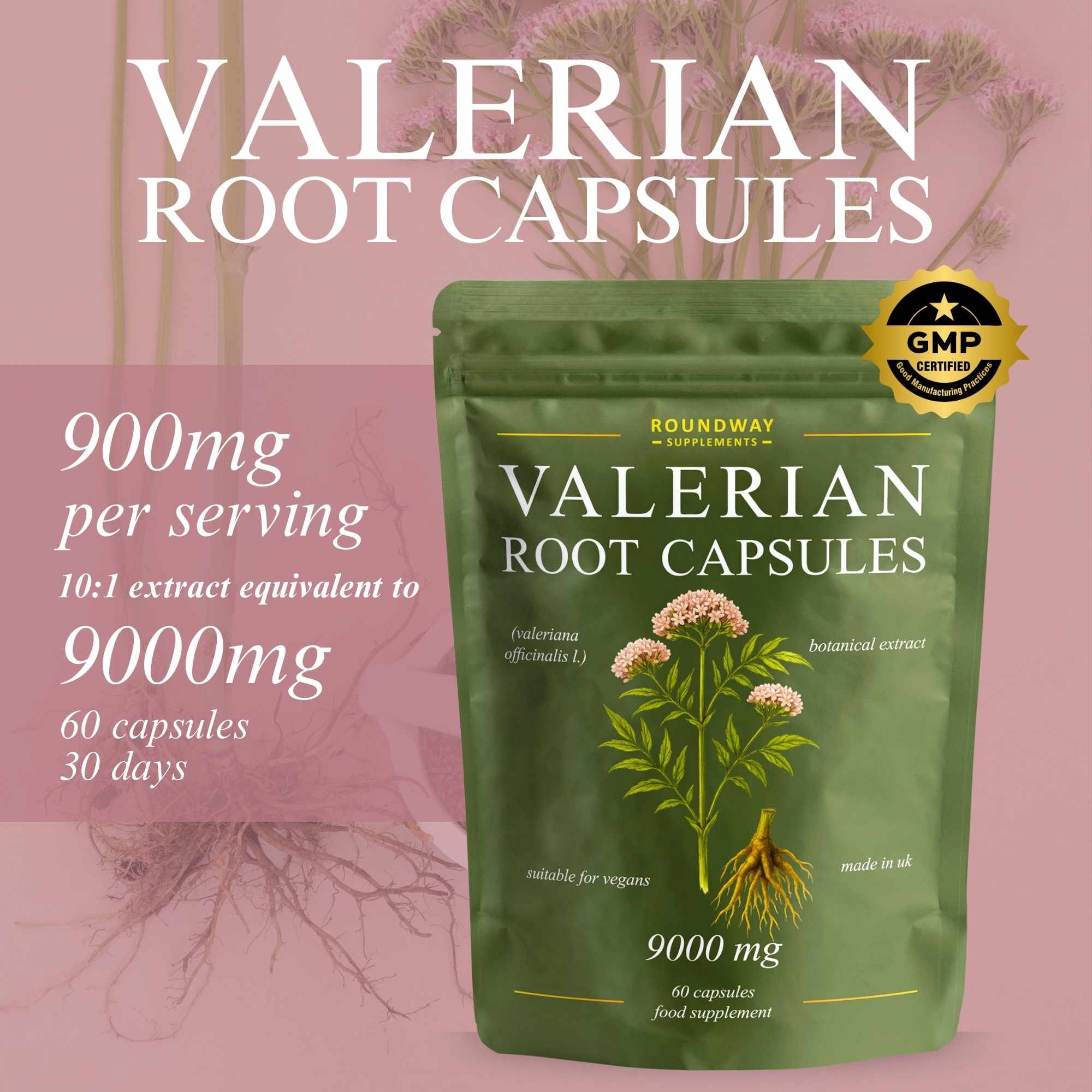 Valerian Root Capsules 60s