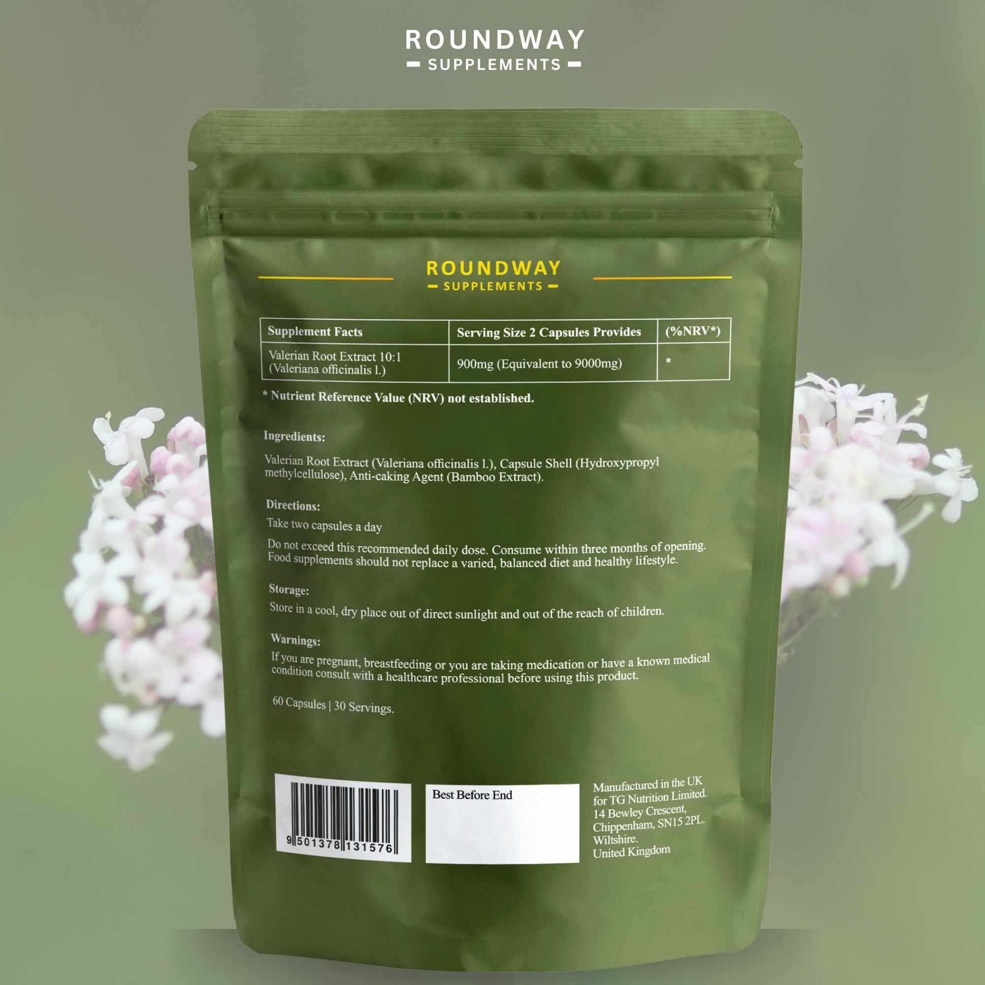 Valerian Root Capsules 60s