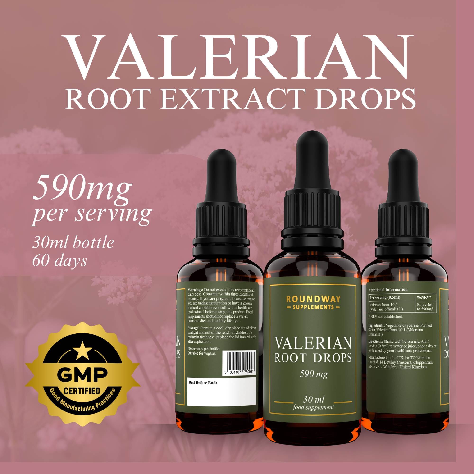 Valerian Root Drops 30ml