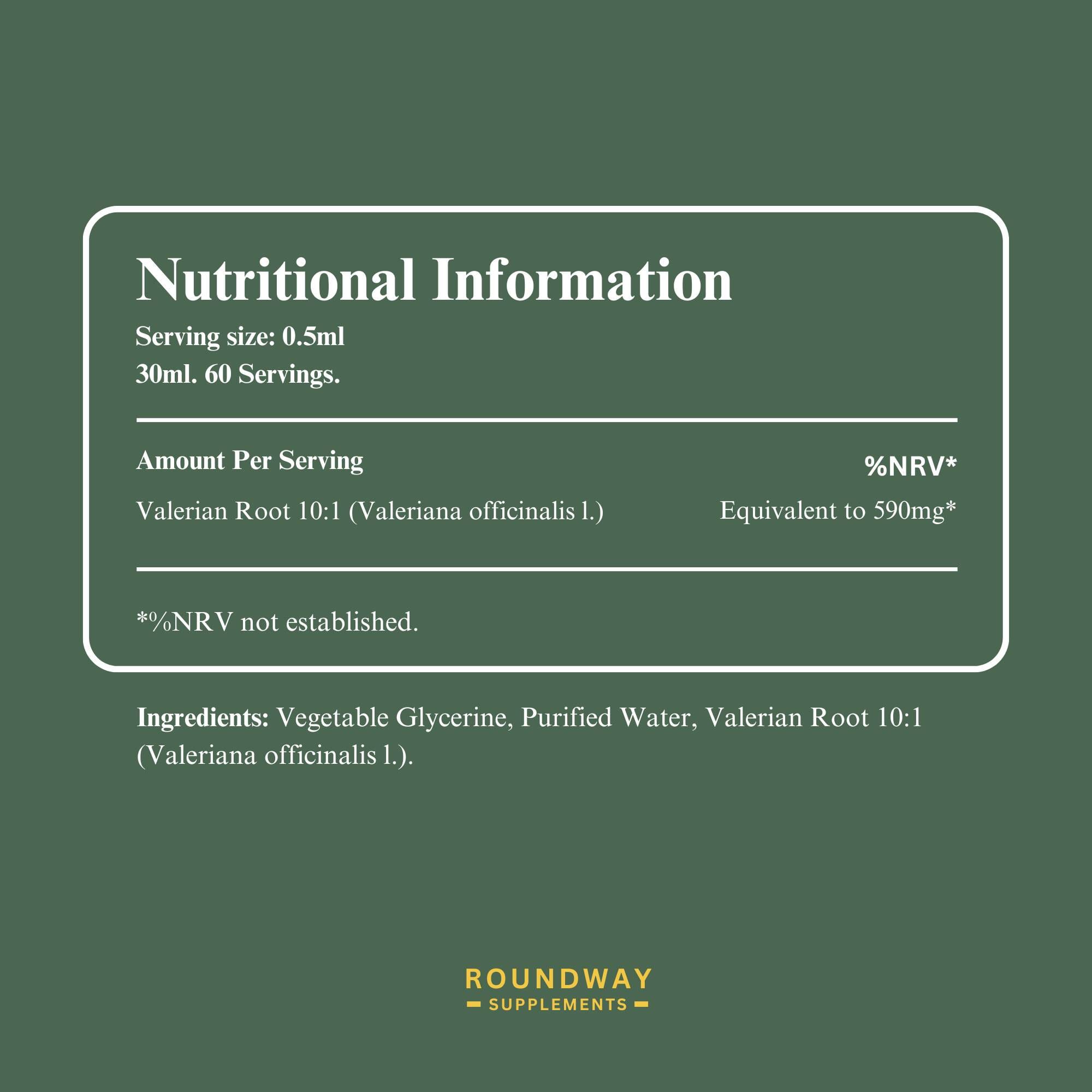 Valerian Root Drops 30ml