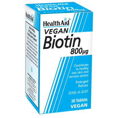 Vegan Biotin 800ug 30s