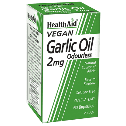 Vegan Garlic Oil Odourless 2mg 60s