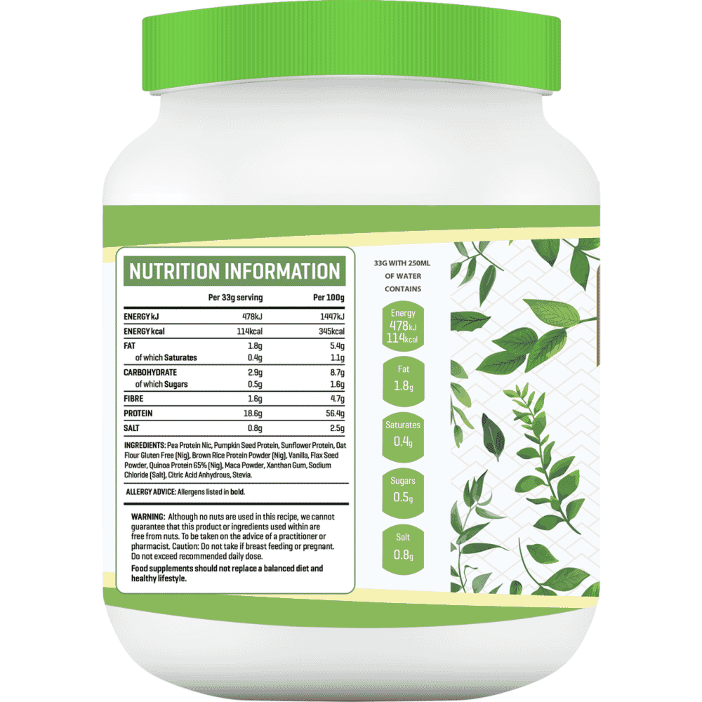 Vegan Protein Weight Gainer Vanilla 500g
