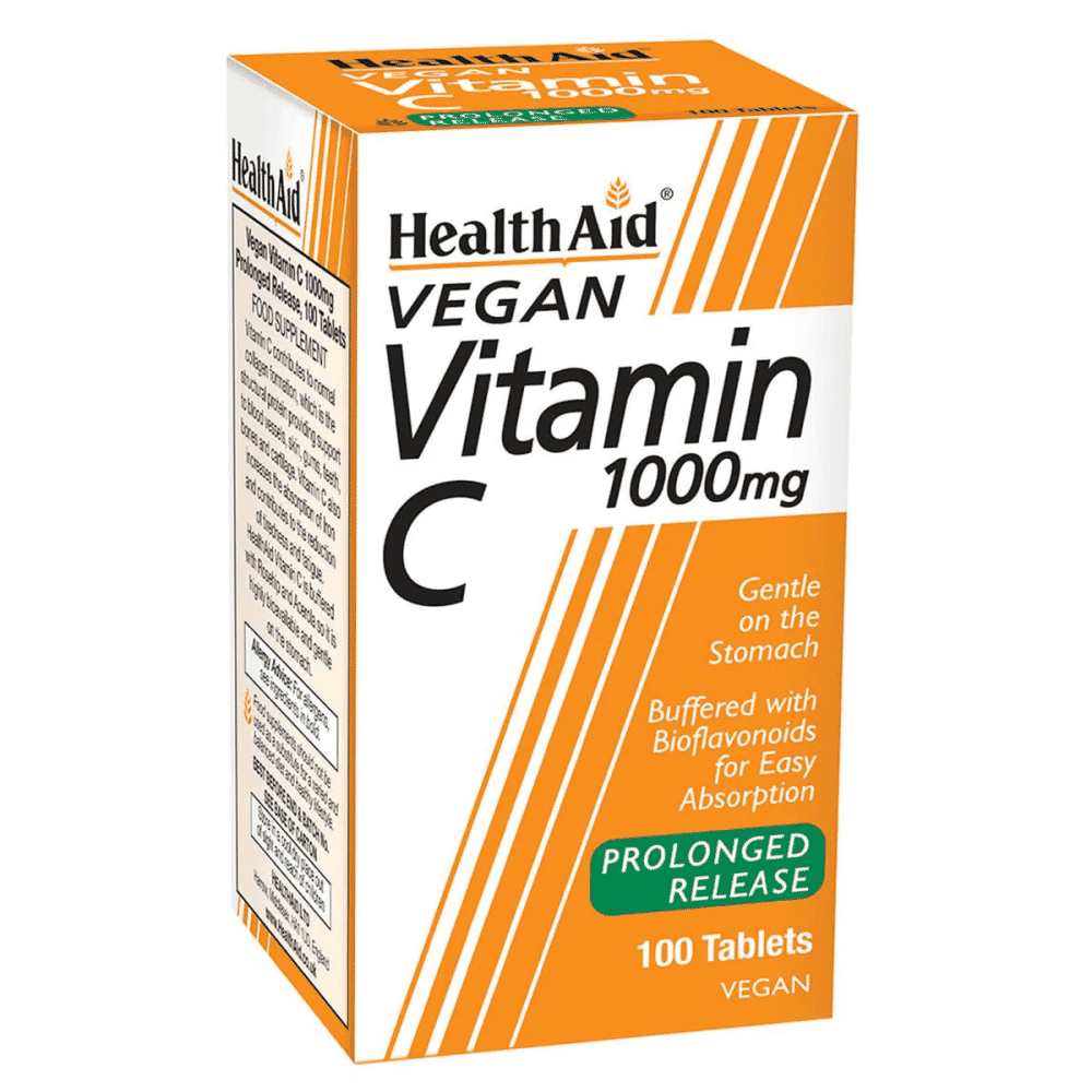 Vegan Vitamin C 1000mg Prolonged Release 100s