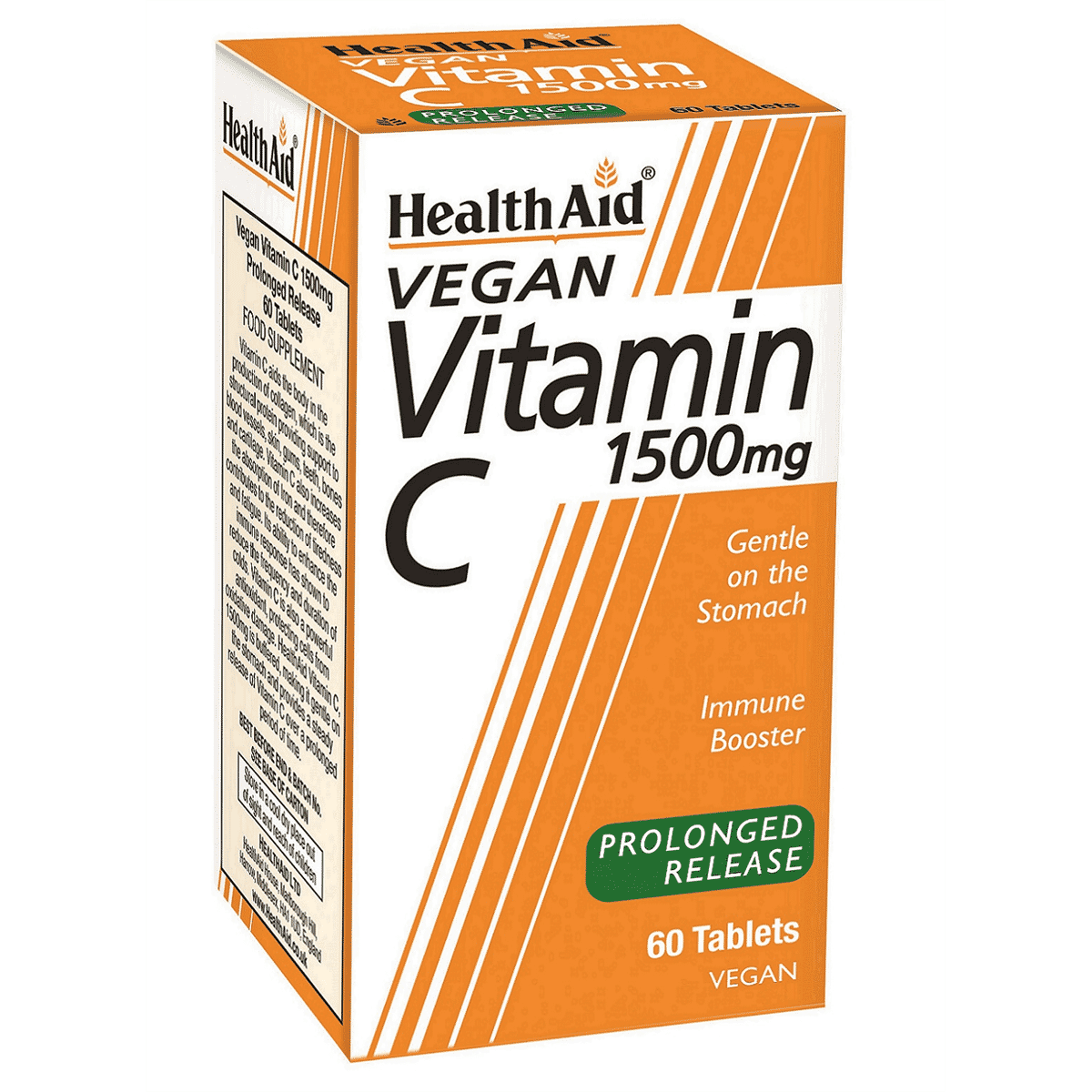 Vegan Vitamin C 1500mg Prolonged Release 60s