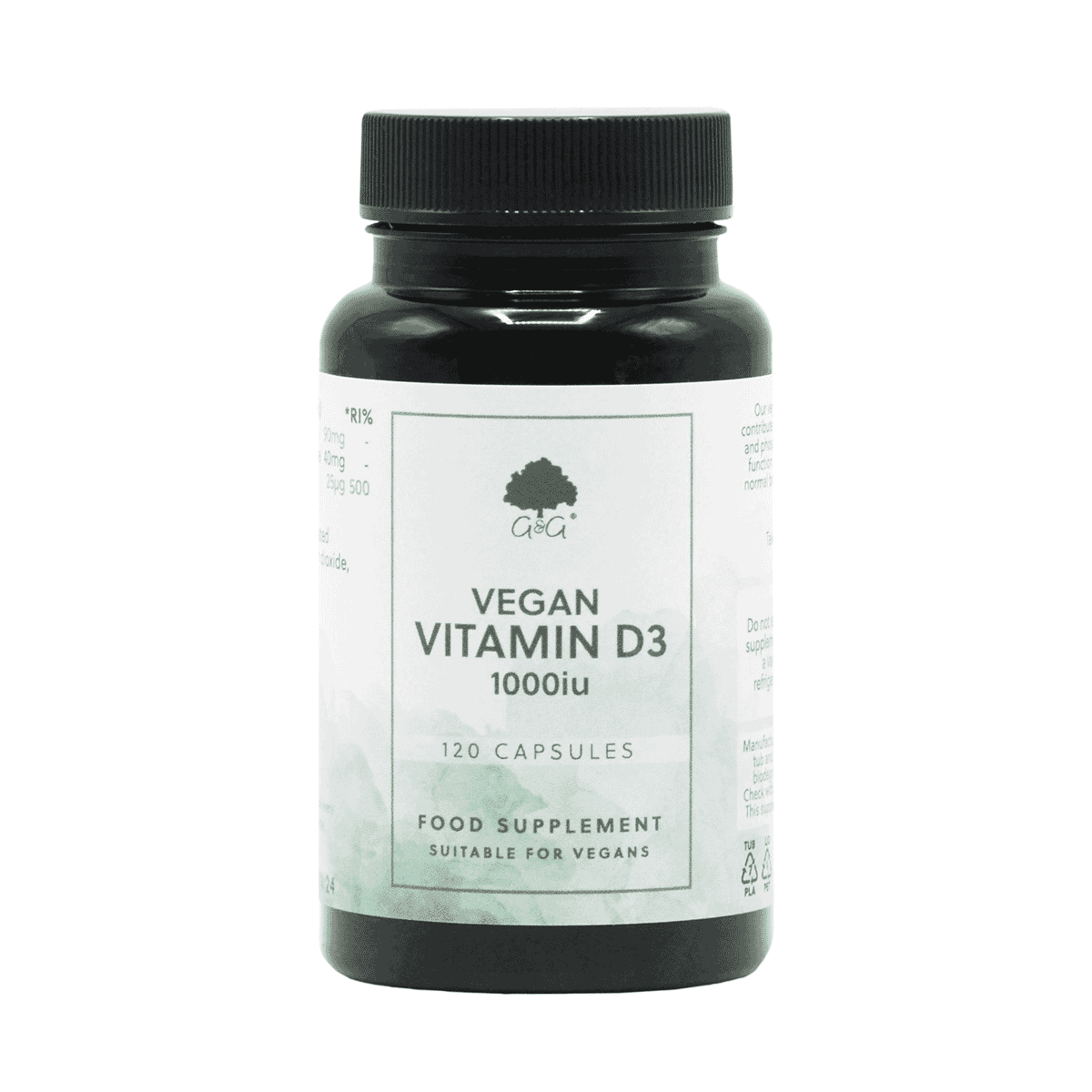Vegan Vitamin D3 1000iu 120s