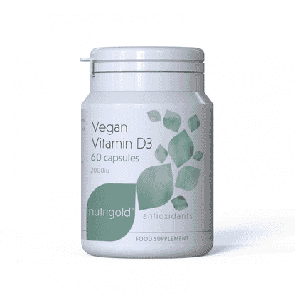 Vegan Vitamin D3 2000iu 60s
