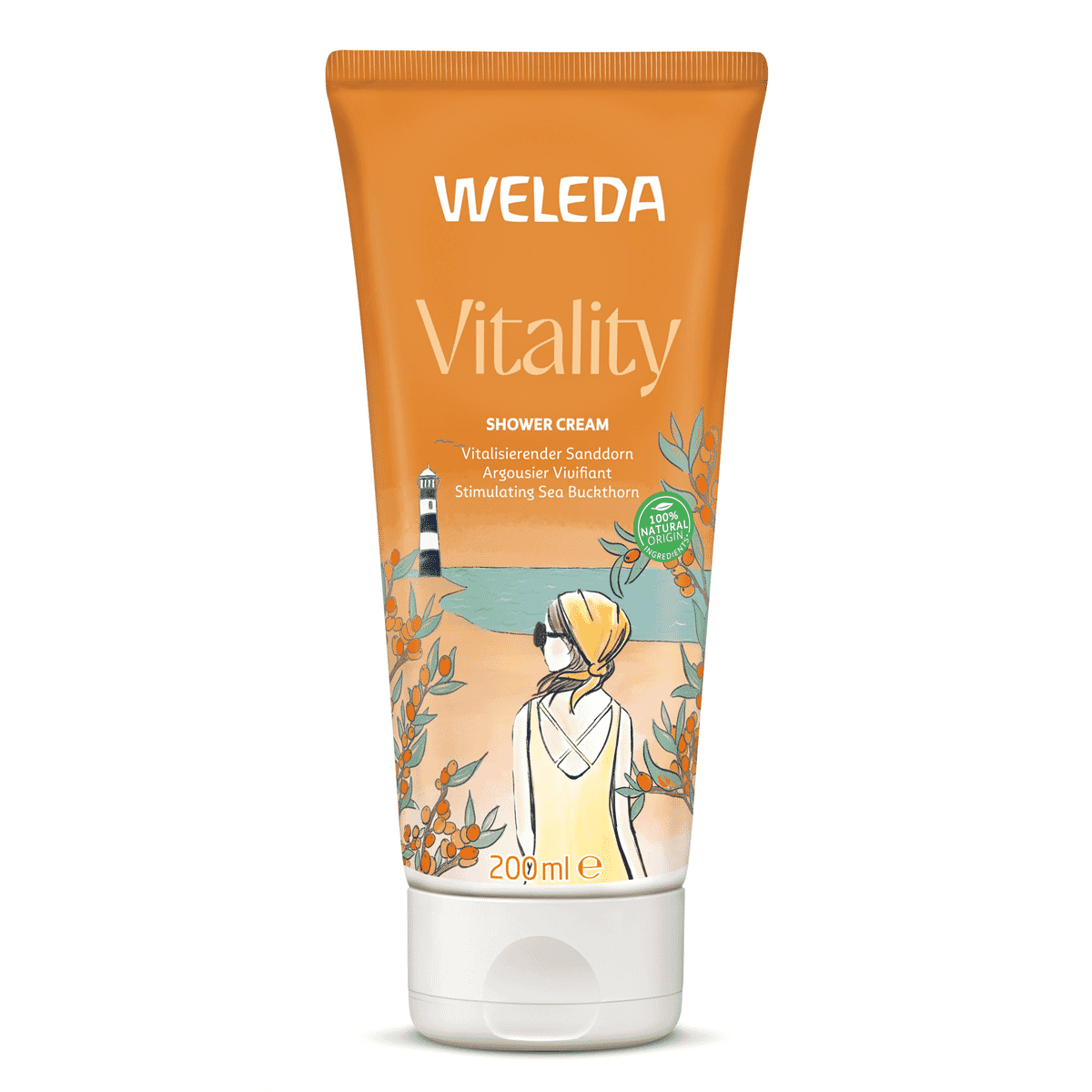 Vitality Shower Cream Stimulating Sea Buckthorn 200ml