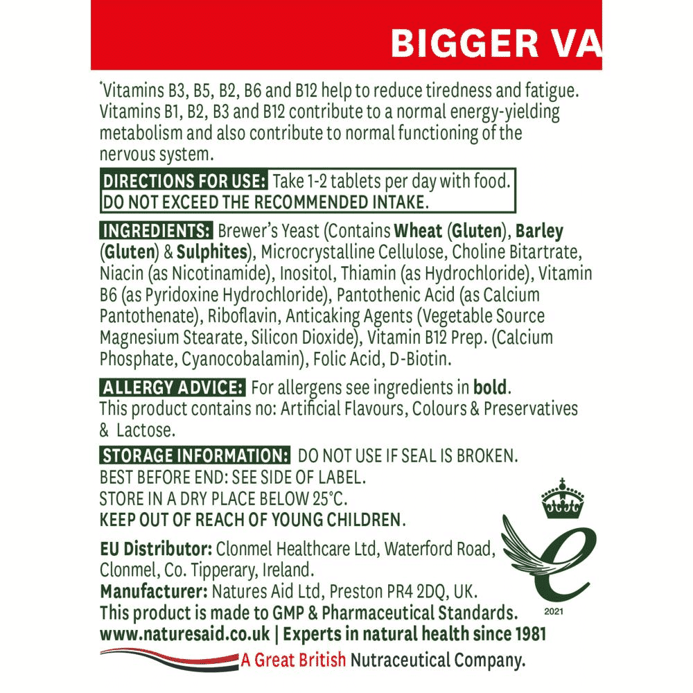 Vitamin B Complex 180s