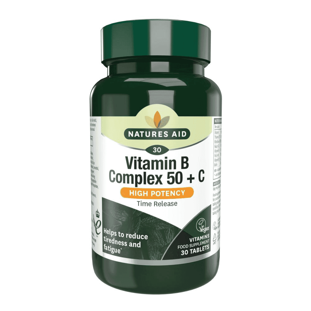 Vitamin B Complex 50 + C (High Potency) Time Release 30s