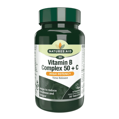 Vitamin B Complex 50 + C (High Potency) Time Release 30s