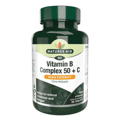 Vitamin B Complex 50 + C (High Potency) Time Release 90s