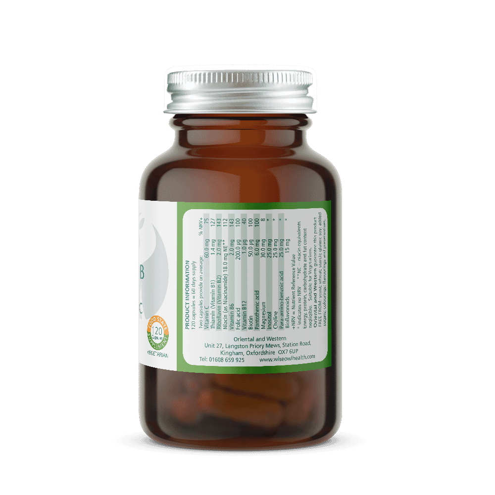 Vitamin B Complex Plus Vitamin C 120s