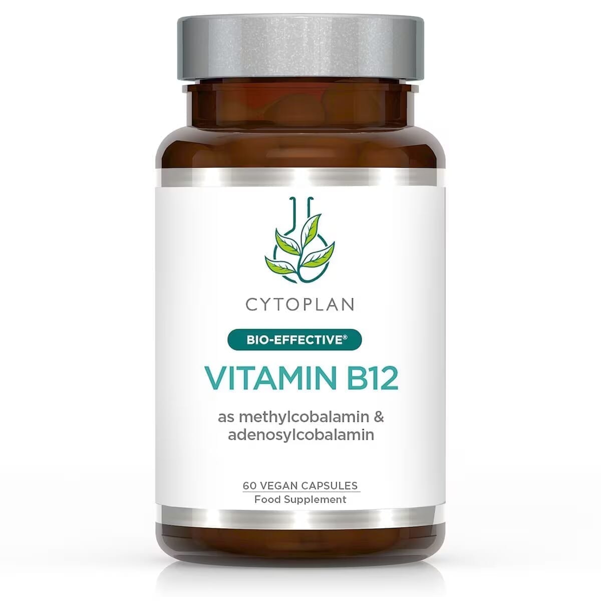 Vitamin B12 as Methylcobalamin & Adenosylcobalamin 60 Capsules