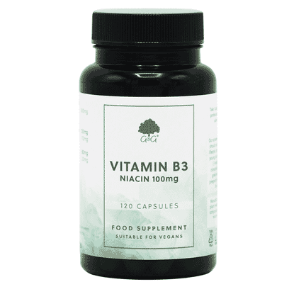 Vitamin B3 Niacin 100mg 120s