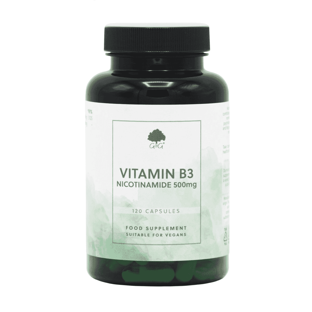 Vitamin B3 Nicotinamide 500mg 120s