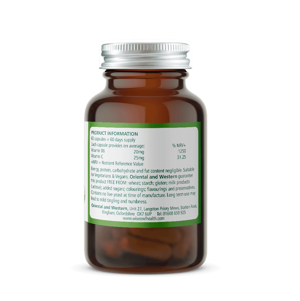 Vitamin B6 20mg 60s