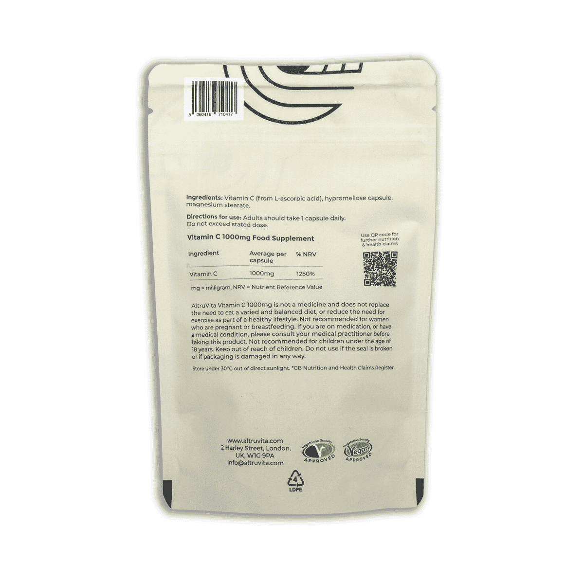 Vitamin C 1000mg 60s