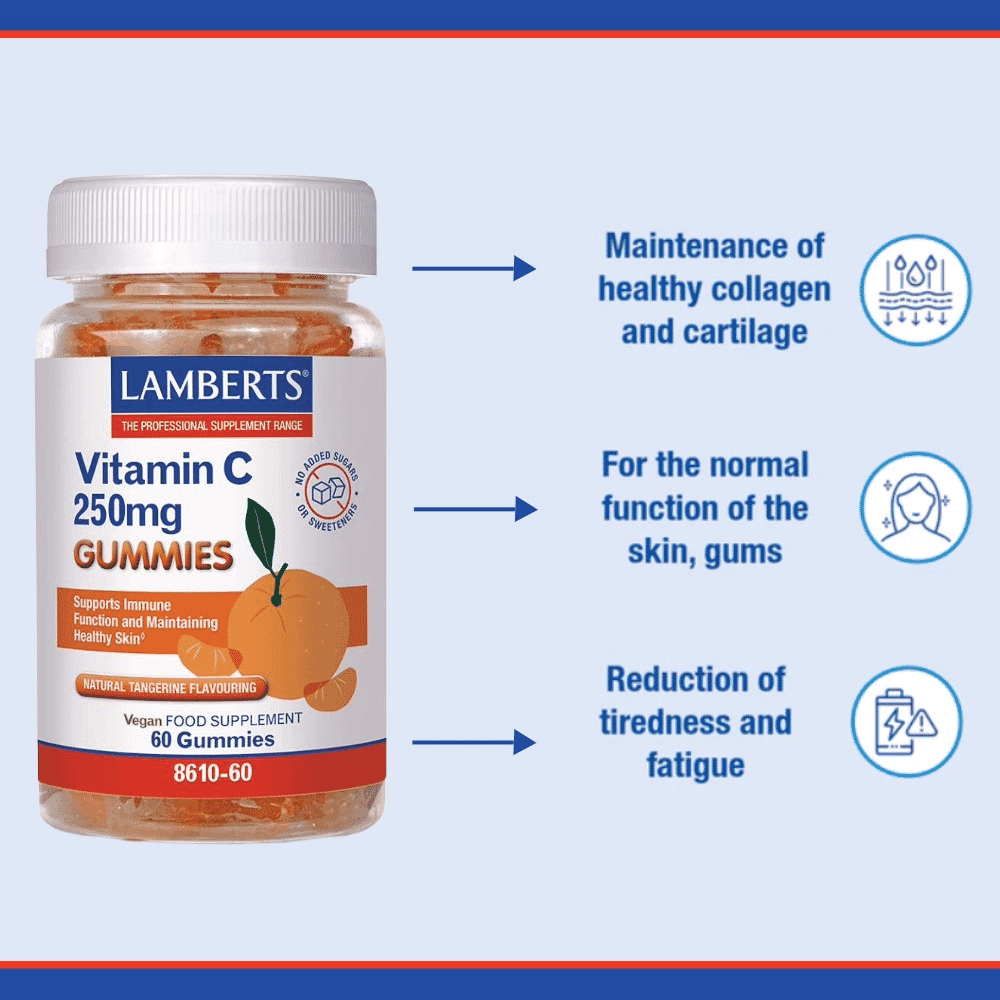 Vitamin C 250mg Gummies 60s