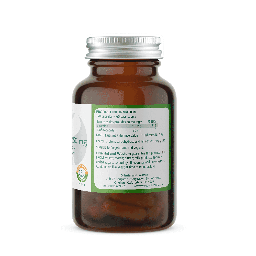 Vitamin C 250mg with Bioflavonoids 120s